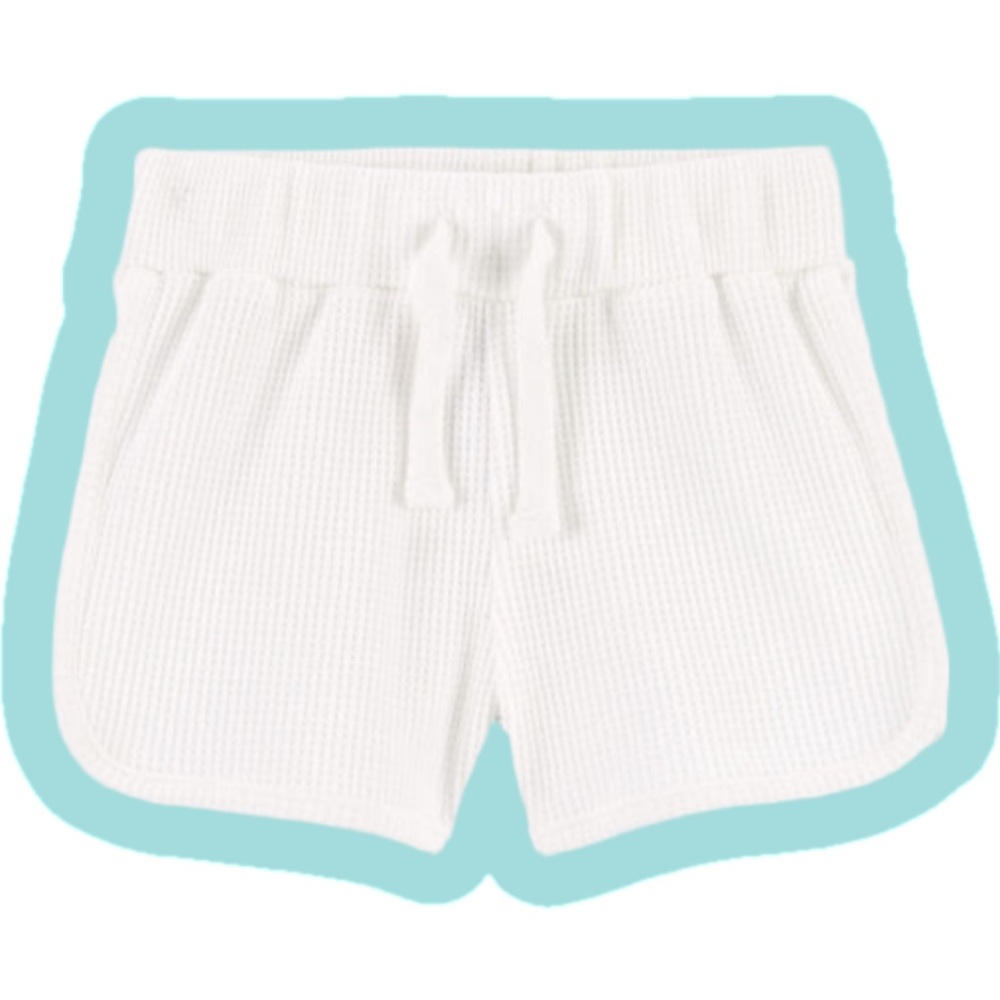 Carter’s Baby Waffle Knit Shorts - White